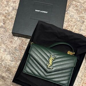 YSL Saint Laurent Quilted Crossbody Bag